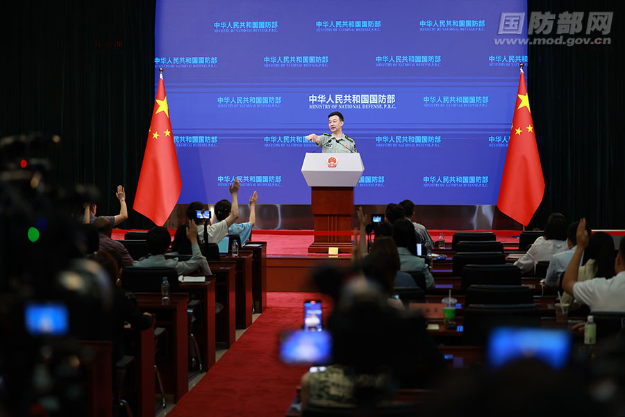 2024年6月国防部例行记者会文字实录(图4) 2024年6月国防部例行记者会文字实录(图4)